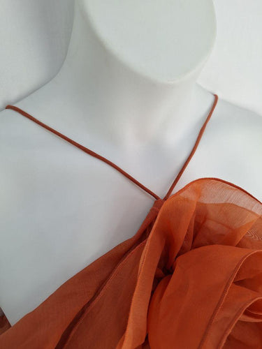 Aje Coral Clay Pandorea Layered Maxi Dress Size 16 by SwapUp-Online Second Hand Store-Online Thrift Store