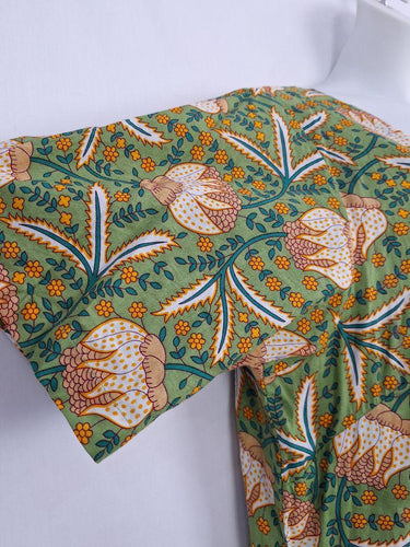 Karma East Eucalyptus Gathered Smock Midi Dress Size XXL by SwapUp-Online Second Hand Store-Online Thrift Store