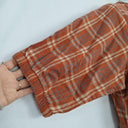 pact Rust Checked Cross Front Midi Dress Size XXL by SwapUp-Online Second Hand Store-Online Thrift Store