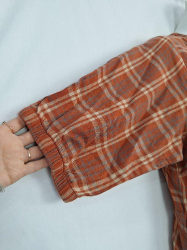 pact Rust Checked Cross Front Midi Dress Size XXL by SwapUp-Online Second Hand Store-Online Thrift Store