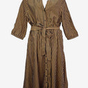 pact Timeless Striped Cotton Midi Dress Size XXL by SwapUp-Online Second Hand Store-Online Thrift Store