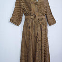 pact Timeless Striped Cotton Midi Dress Size XXL by SwapUp-Online Second Hand Store-Online Thrift Store