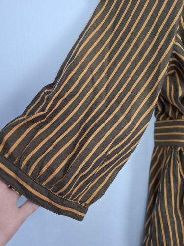 pact Timeless Striped Cotton Midi Dress Size XXL by SwapUp-Online Second Hand Store-Online Thrift Store