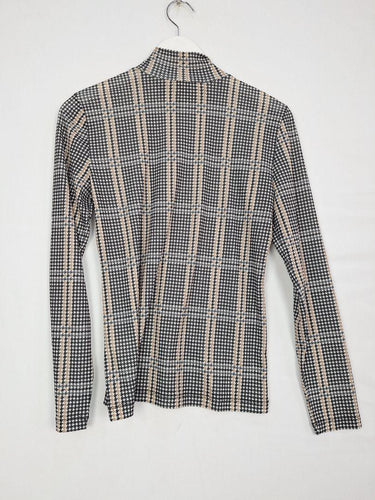 Witchery Classic Check Mesh Top Size S by SwapUp-Online Second Hand Store-Online Thrift Store