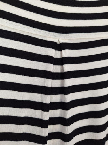 Witchery Casual Striped Curved Hem Top Size XS by SwapUp-Online Second Hand Store-Online Thrift Store