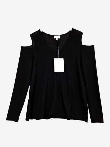 Witchery Semi Sheer Cut Out Top Size S by SwapUp-Online Second Hand Store-Online Thrift Store