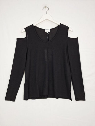 Witchery Semi Sheer Cut Out Top Size S by SwapUp-Online Second Hand Store-Online Thrift Store