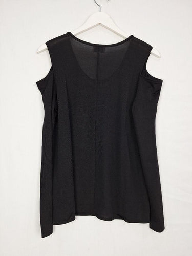 Witchery Semi Sheer Cut Out Top Size S by SwapUp-Online Second Hand Store-Online Thrift Store