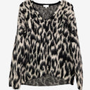 Witchery Fluffy Animal Print Jumper Size S by SwapUp-Online Second Hand Store-Online Thrift Store