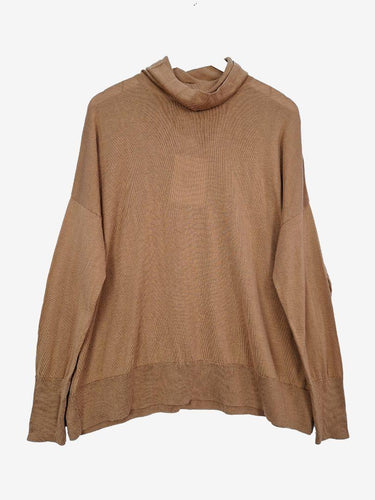 Witchery Camel Roll Neck Draped Jumper Size S by SwapUp-Online Second Hand Store-Online Thrift Store