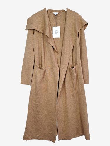 Witchery Fawn Waterfall Knitted Cardigan Coat Size XS by SwapUp-Online Second Hand Store-Online Thrift Store
