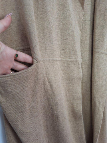 Witchery Fawn Waterfall Knitted Cardigan Coat Size XS by SwapUp-Online Second Hand Store-Online Thrift Store