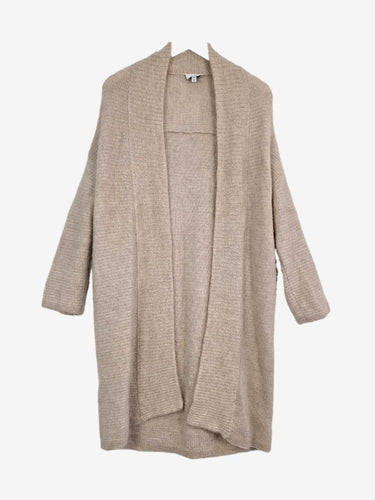 Witchery Stone Mohair Blended Comfy Cardigan Size XS by SwapUp-Online Second Hand Store-Online Thrift Store
