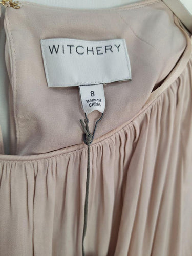 Classy Gathered Shirred Cuff Top Blouse Size 8 by SwapUp-Online Second Hand Store-Online Thrift Store
