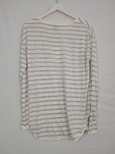 Witchery Casual Striped Crew Neck Top Size S by SwapUp-Online Second Hand Store-Online Thrift Store