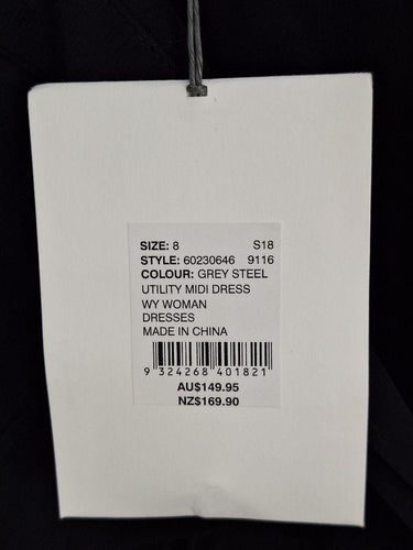 Witchery Work Utility Staple Midi Dress Size 8 by SwapUp-Online Second Hand Store-Online Thrift Store