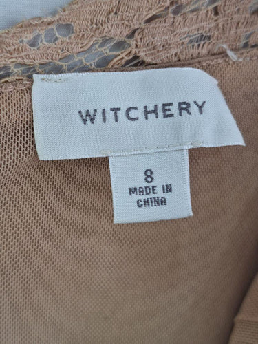 Witchery Elegant Lacey Evening Midi Dress Size 8 by SwapUp-Online Second Hand Store-Online Thrift Store
