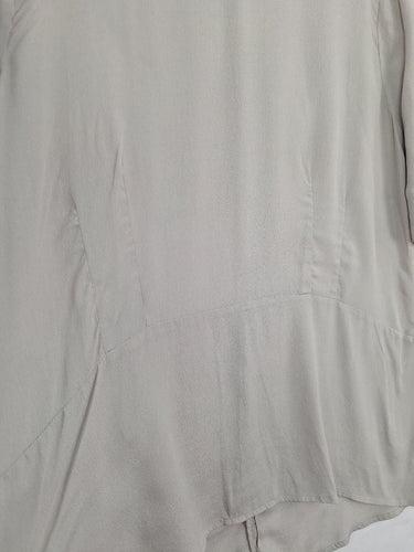 Laura Ashley Dove Semi Sheer Silk Blend Top Size 14 by SwapUp-Online Second Hand Store-Online Thrift Store