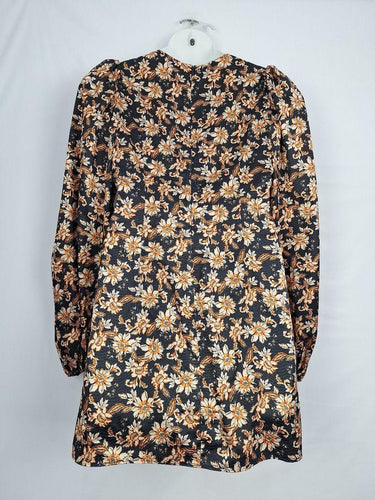 Acler Waterman Puff Sleeve Mini Dress Size 14 by SwapUp-Online Second Hand Store-Online Thrift Store