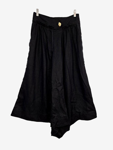 Aje Asymmetric Gathered Linen Pants Size 10 by SwapUp-Online Second Hand Store-Online Thrift Store