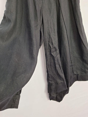 Aje Asymmetric Gathered Linen Pants Size 10 by SwapUp-Online Second Hand Store-Online Thrift Store
