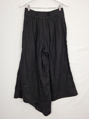 Aje Asymmetric Gathered Linen Pants Size 10 by SwapUp-Online Second Hand Store-Online Thrift Store