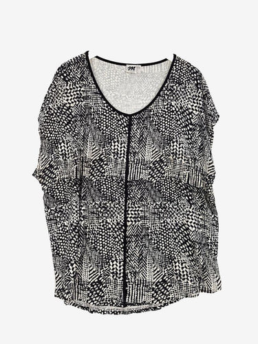 Maglia Scooped Casual Patterned Top Size 20 by SwapUp-Online Second Hand Store-Online Thrift Store