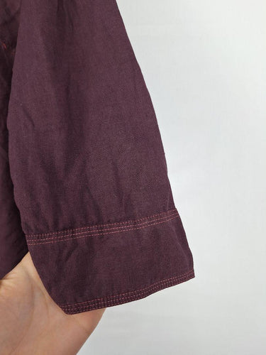 Sportscraft Funky Feature Stitch Shirt Size 18 by SwapUp-Online Second Hand Store-Online Thrift Store