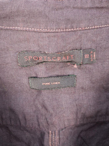 Sportscraft Funky Feature Stitch Shirt Size 18 by SwapUp-Online Second Hand Store-Online Thrift Store