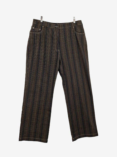 Essential Casuals Casual Striped Straight Leg Jeans Size 18 by SwapUp-Online Second Hand Store-Online Thrift Store