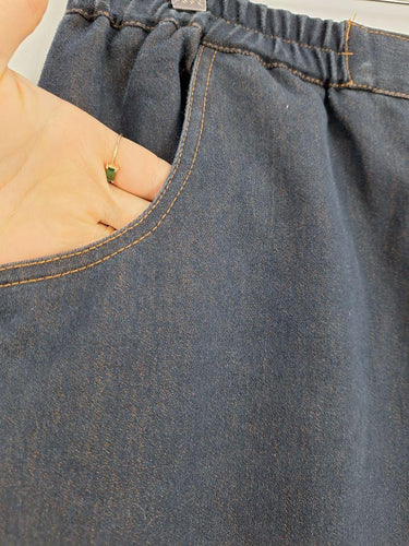 AMQUE Light Pull On Indigo Denim Jeans Size 18 by SwapUp-Online Second Hand Store-Online Thrift Store