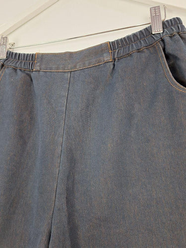 AMQUE Light Pull On Indigo Denim Jeans Size 18 by SwapUp-Online Second Hand Store-Online Thrift Store