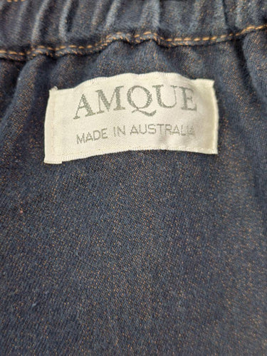 AMQUE Light Pull On Indigo Denim Jeans Size 18 by SwapUp-Online Second Hand Store-Online Thrift Store