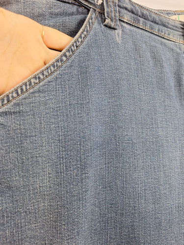 xrd Capsule Straight Leg Mid Blue Denim Jeans Size 20 by SwapUp-Online Second Hand Store-Online Thrift Store