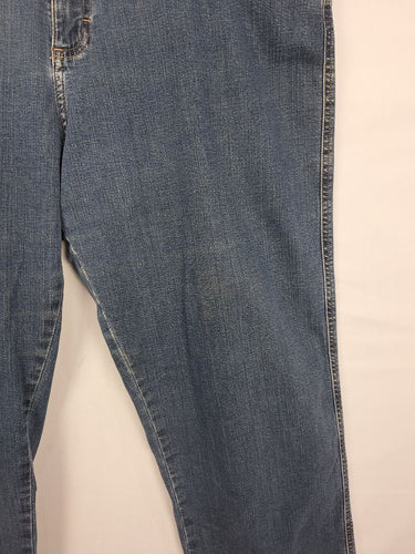 xrd Capsule Straight Leg Mid Blue Denim Jeans Size 20 by SwapUp-Online Second Hand Store-Online Thrift Store