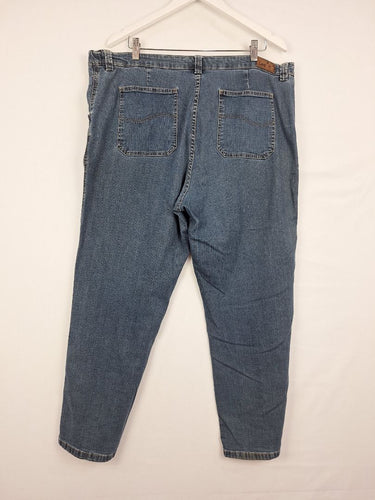 xrd Capsule Straight Leg Mid Blue Denim Jeans Size 20 by SwapUp-Online Second Hand Store-Online Thrift Store