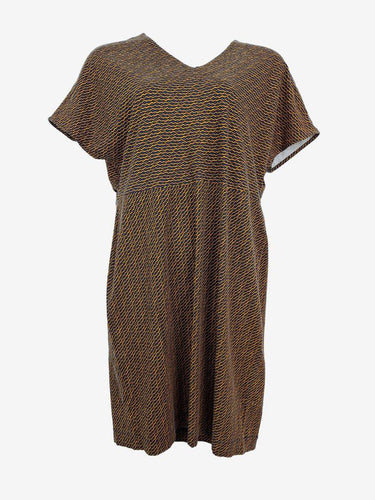 Marimekko Geo Jersey A-Line Midi Dress Size XXL by SwapUp-Online Second Hand Store-Online Thrift Store