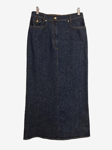 Scanlan Theodore Indigo Denim Full-Length Skirt Size 10 by SwapUp-Online Second Hand Store-Online Thrift Store