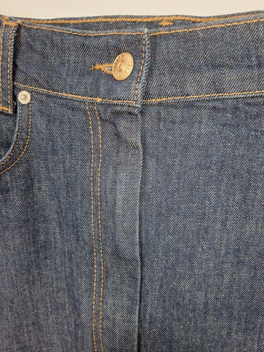 Scanlan Theodore Indigo Denim Full-Length Skirt Size 10 by SwapUp-Online Second Hand Store-Online Thrift Store