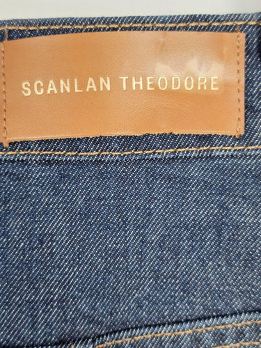 Scanlan Theodore Indigo Denim Full-Length Skirt Size 10 by SwapUp-Online Second Hand Store-Online Thrift Store