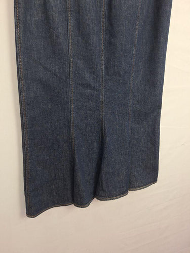 Scanlan Theodore Indigo Denim Full-Length Skirt Size 10 by SwapUp-Online Second Hand Store-Online Thrift Store