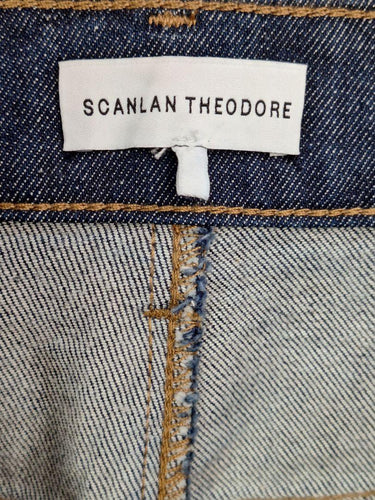 Scanlan Theodore Indigo Denim Full-Length Skirt Size 10 by SwapUp-Online Second Hand Store-Online Thrift Store