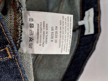 Scanlan Theodore Indigo Denim Full-Length Skirt Size 10 by SwapUp-Online Second Hand Store-Online Thrift Store