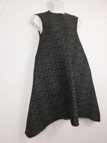 Scanlan Theodore Boxy Embossed Floral Dress Size M by SwapUp-Online Second Hand Store-Online Thrift Store