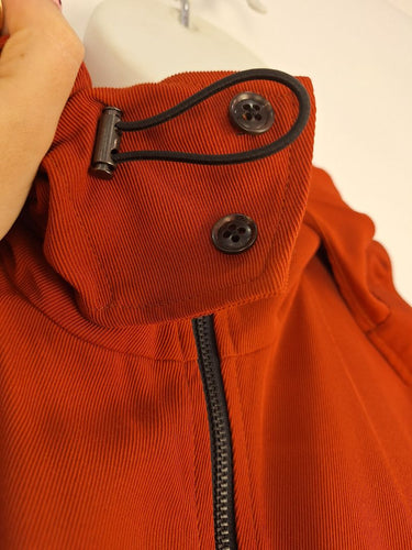 Bassike Track Long Light Jacket Size M by SwapUp-Online Second Hand Store-Online Thrift Store