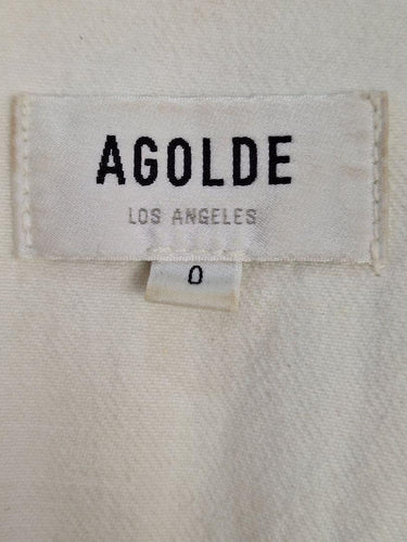 Agolde White Denim Staple Jumpsuit Size XS by SwapUp-Online Second Hand Store-Online Thrift Store