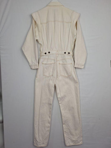 Agolde White Denim Staple Jumpsuit Size XS by SwapUp-Online Second Hand Store-Online Thrift Store