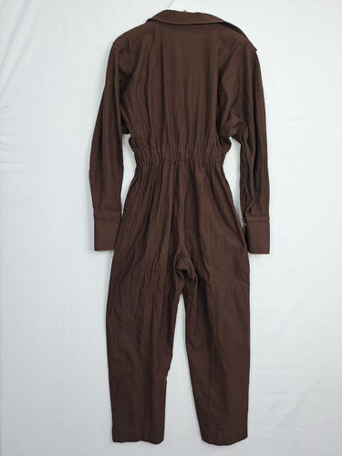 Scanlan Theodore Thick Cotton Brown Essential Jumpsuit Size 8 by SwapUp-Online Second Hand Store-Online Thrift Store