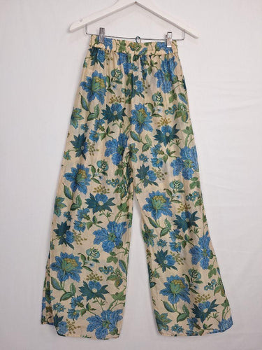 Sir Champagne Floral Semi Sheer Pants Size XS by SwapUp-Online Second Hand Store-Online Thrift Store