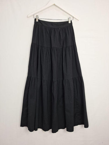 STAUD Tiered Prairie Midi Skirt Size XS by SwapUp-Online Second Hand Store-Online Thrift Store